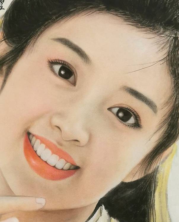 国家一级美术师 郑辉贤 笑靥