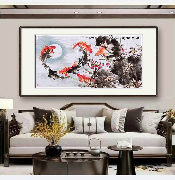 高晓林 （5265）国家一级美术师江苏省美协会员《和气满堂》