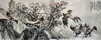范立志 珍禽踏春