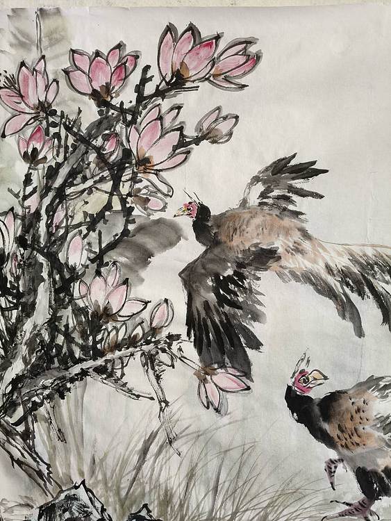 范立志 珍禽踏春