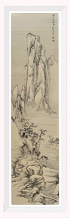 黄为好 溪山行旅图