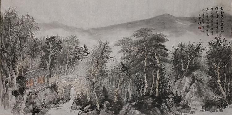 职业书画家 剑君 古木阴阴