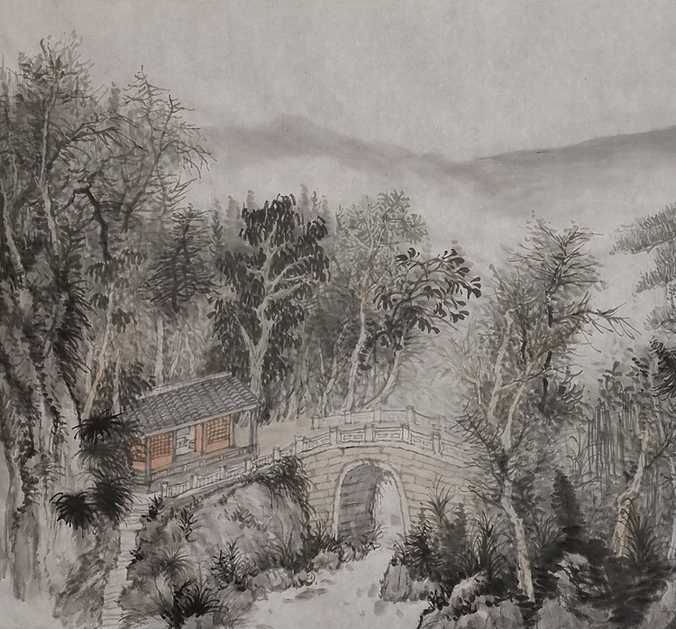 职业书画家 剑君 古木阴阴