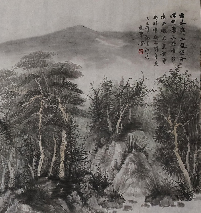 职业书画家 剑君 古木阴阴