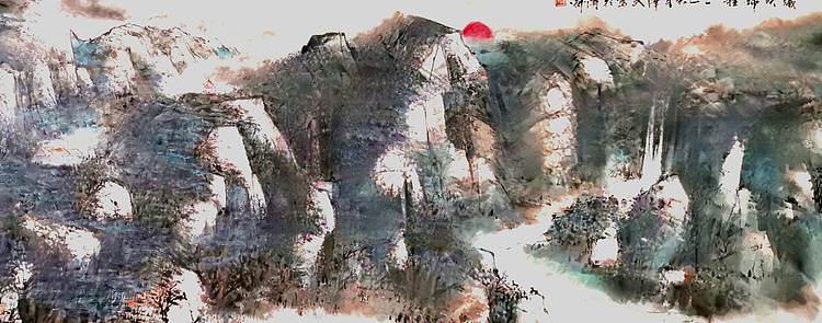 中国美术家协会会员 黄泽民 《曦映锦程》