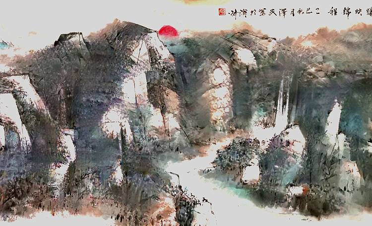 中国美术家协会会员 黄泽民 《曦映锦程》