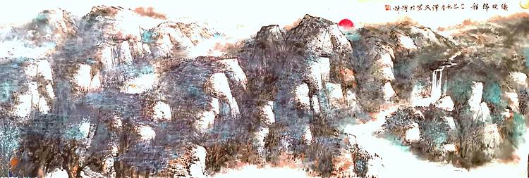 中国美术家协会会员 黄泽民 《曦映锦程》