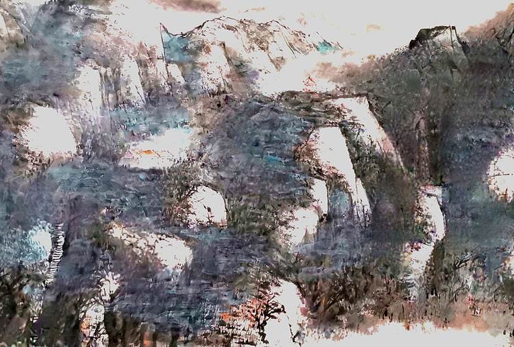 中国美术家协会会员 黄泽民 《曦映锦程》