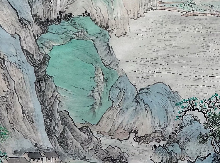 黄为好 青山隐隐见远山