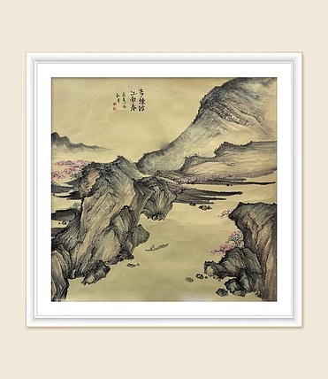 黄为好 渺渺烟波江南春