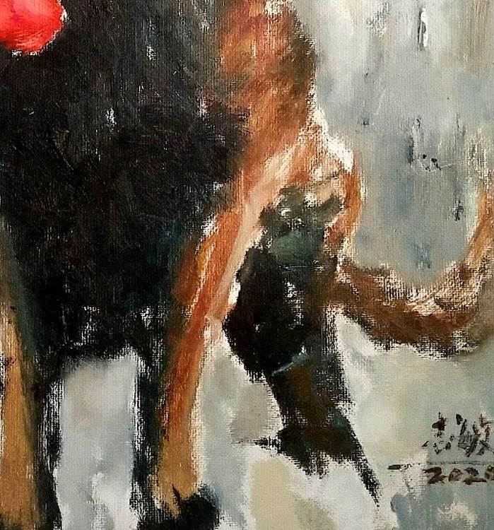 胡冰 纯手绘精品油画