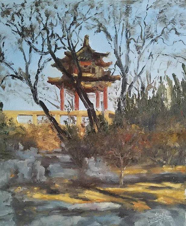 胡冰 纯手绘精品油画