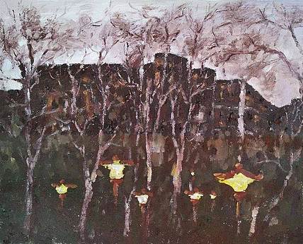 胡冰 纯手绘精品油画