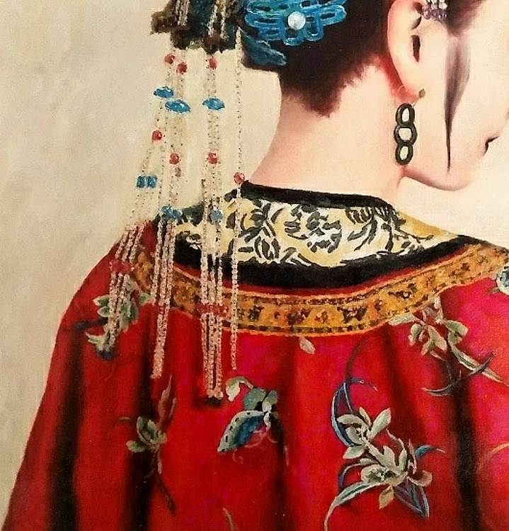 胡冰 纯手绘精品油画