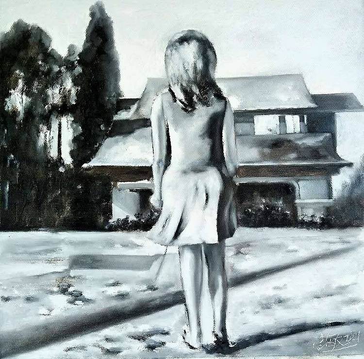 胡冰 纯手绘精品油画