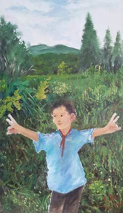 胡冰 纯手绘精品油画