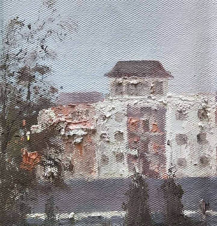 胡冰 纯手绘精品油画