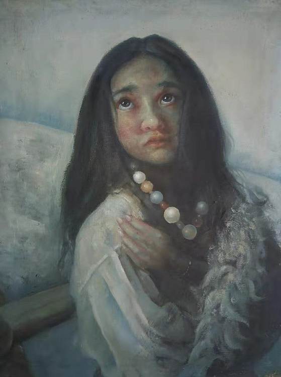 胡冰 纯手绘精品油画