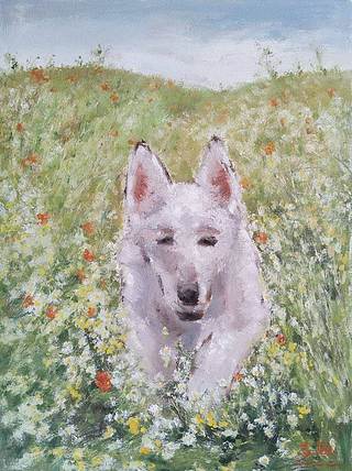 胡冰 纯手绘精品油画