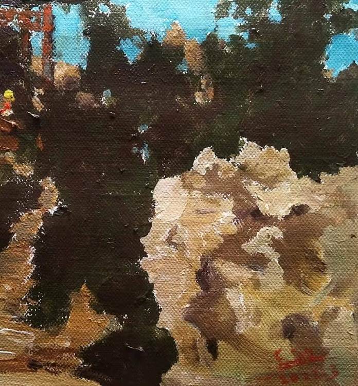 胡冰 纯手绘精品油画