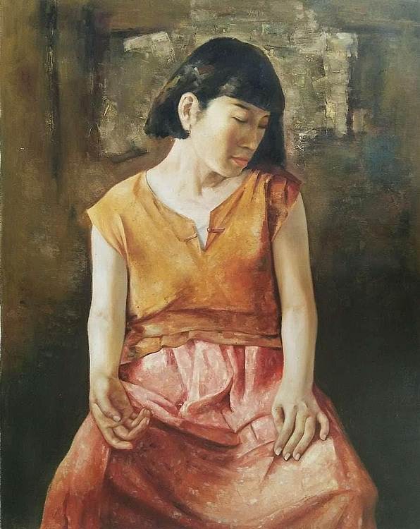 胡冰 纯手绘精品油画