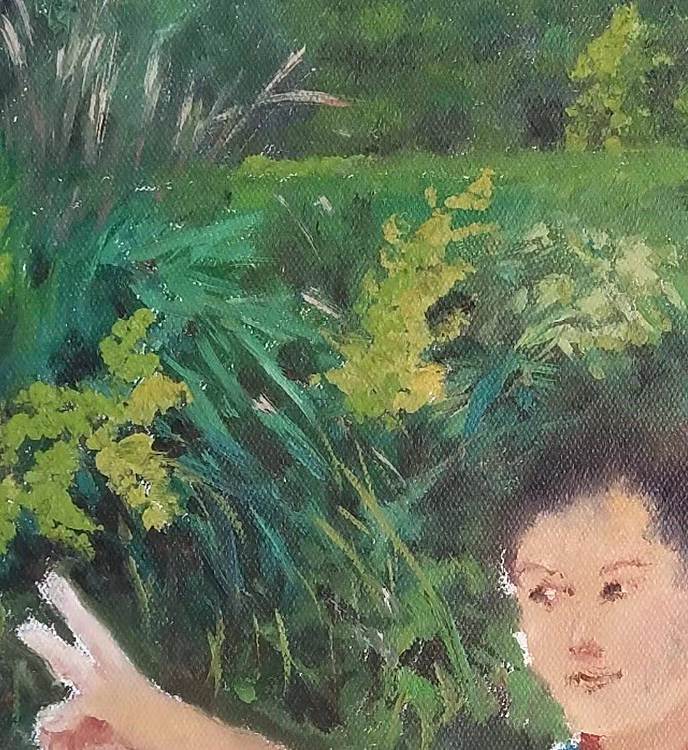 胡冰 纯手绘精品油画