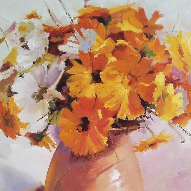 胡冰 纯手绘精品油画