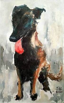 胡冰 纯手绘精品油画
