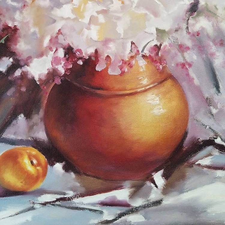 胡冰 纯手绘精品油画