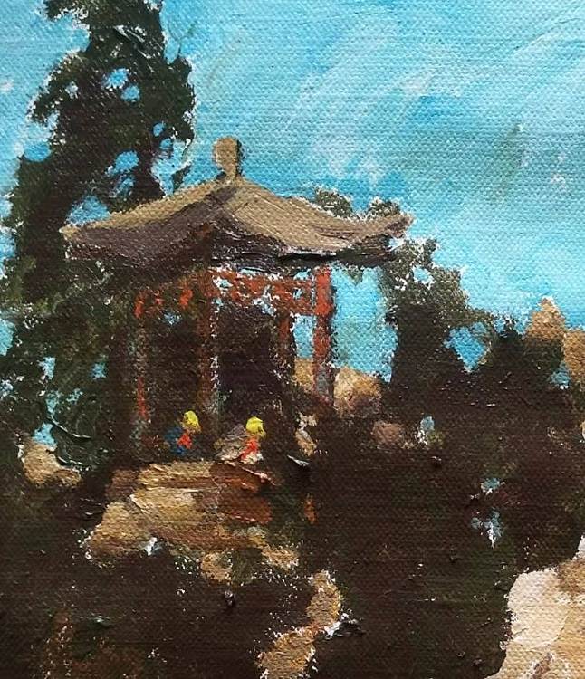胡冰 纯手绘精品油画