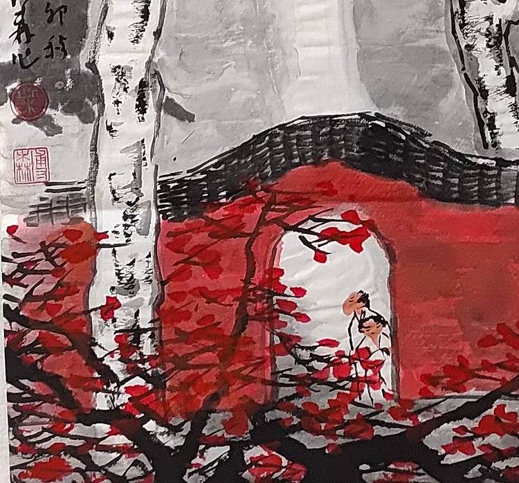 柴博森 《梵音暮色》