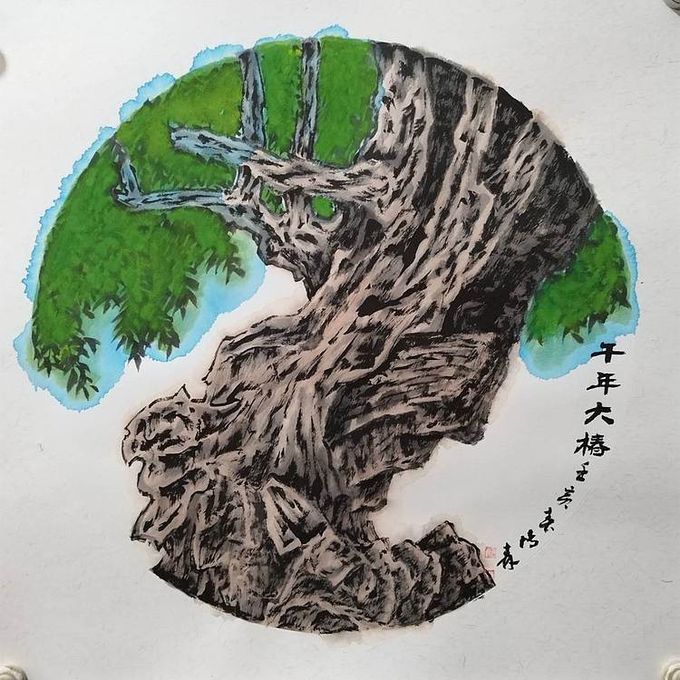 柴博森 圆光泼彩