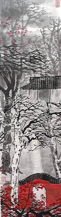 柴博森 《梵音暮色》