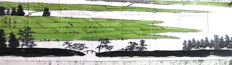 中国美协会员，天津美协理事 柴博森 《江南春早》