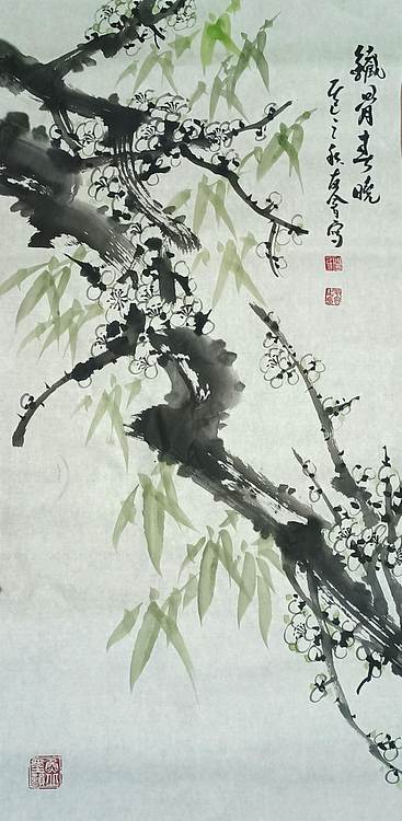 山东省美协会员 闫友会 铁骨春晓