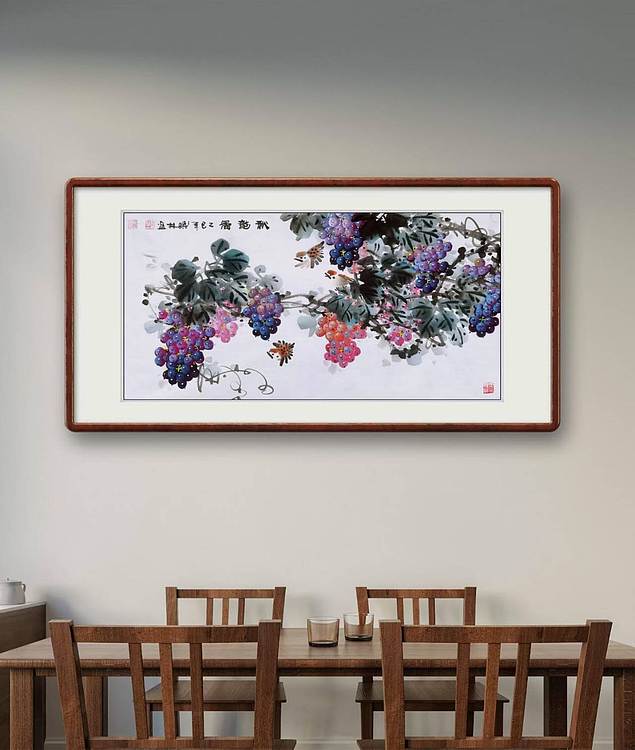 高晓林 （5283）国家一级美术师，江苏省美协会员，《秋韵图》