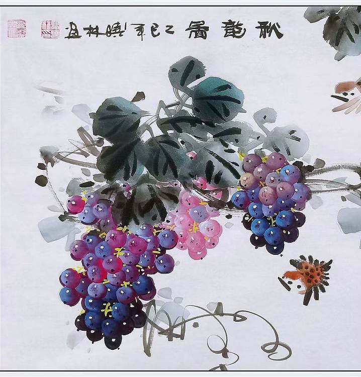 高晓林 （5283）国家一级美术师，江苏省美协会员，《秋韵图》