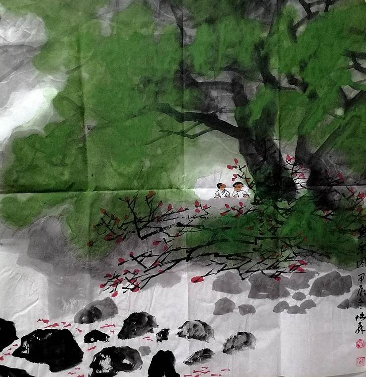 柴博森 《清夏图》