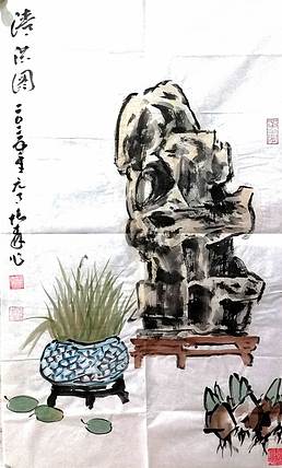 柴博森 《花鸟》