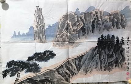 柴博森 《山水》