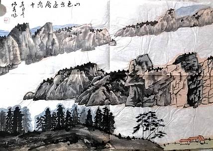 柴博森 《山水》