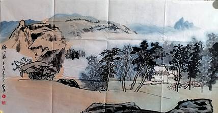 柴博森 《山水》