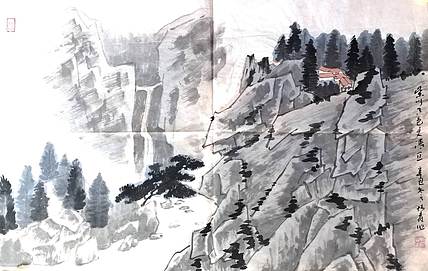 柴博森 《山水》