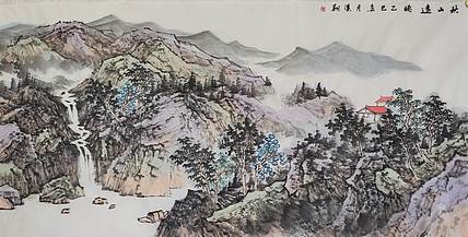 王汉翔 秋山远眺
