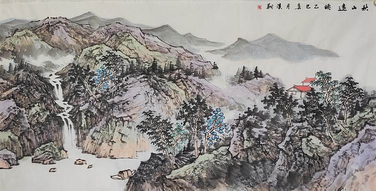 王汉翔 秋山远眺