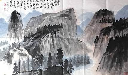 柴博森 《山水》