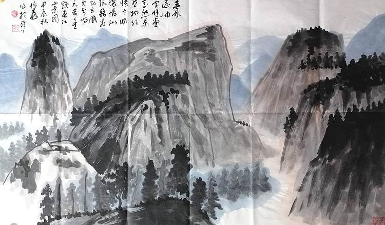 柴博森 《山水》