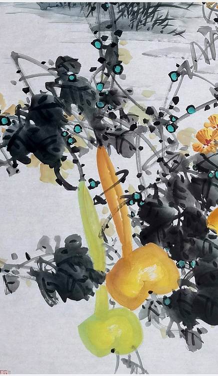 高晓林 (5294)国家一级美术师,江苏省美协会员《福禄满堂大吉祥》