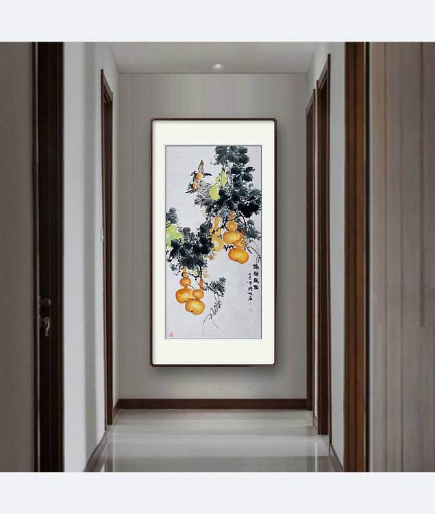 高晓林 (5293)国家一级美术师,江苏省美协会员《福禄呈祥》