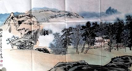 柴博森 《山水》